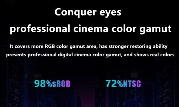 Écran incurvé d'ordinateur Gaming MVA FHD 24/27 P, 1080 pouces, 75Hz, 2800R HDMI/VGA DCR, protection des yeux, VESA 100x100, réponse 2ms – Image 23