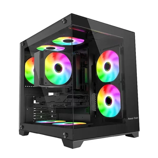 Ordinateur de bureau E5 2673 V3 32GB 500G 1TB SSD RX550 4GB douze cœurs win-11 PC ordinateur de bureau Micro ordinateur de jeu pc gamer – Image 3