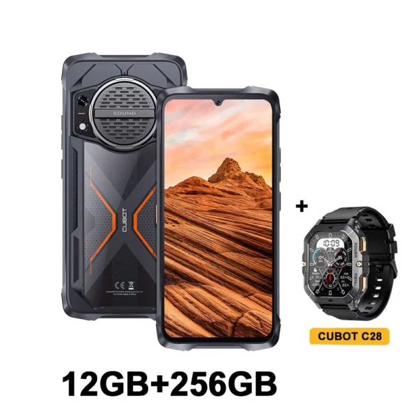 Cubot KingKong Power 3, Smartphone Android 14, haut-parleur 123 dB, Helio G99, écran 120Hz 6,72", RAM étendue jusqu'à 24 Go, ROM 256 Go, batterie 10200 mAh, appareil photo 100MP, telephone portable – Image 7