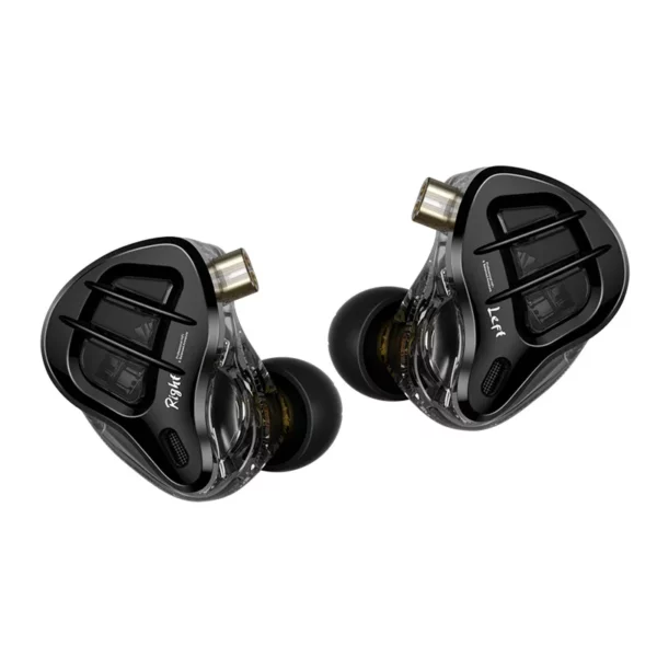 KZ ZAR HiFi filaire écouteur dans l'oreille moniteur écouteurs technologie hybride 7BA + 1DD IEM casque avec Microphone basse téléphone casque