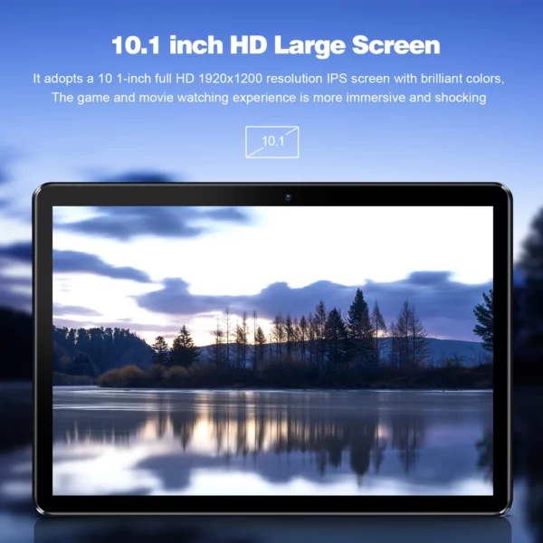 PRITOM – tablette PC 10 pouces, avec emplacement SIM, Android 10, 64 go, Quad Core, écran tactile, WiFi, GPS, prise en charge des appels téléphoniques 3G – Image 13