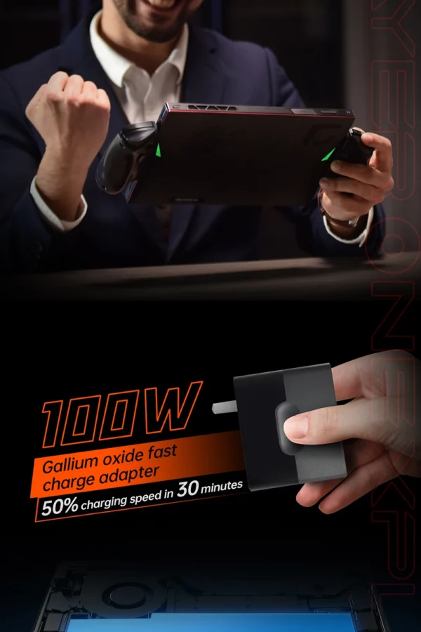 OneXFirst-Ordinateur portable et tablette, PC 3 en 1, Console de jeu, Windows, Déterminer les thorac, BronchPRO, AMD, Ryzen, AI 9, HXsuspec, 8840U, 10.95 pouces – Image 28