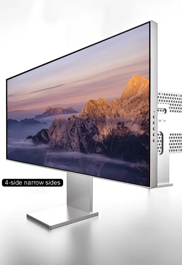 Moniteur LCD à faible luminosité bleue, conception en alliage d'aluminium, écran en queue de cheveux ultra large, caractéristique, conception de panneau IPS, 34 pouces, 5K, 21:9, 60Hz – Image 9