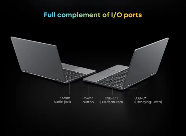 CHUWI MiniBook X ordinateur portable tablette 2 en 1 Intel N150 CPU 10.51 "FHD IPS écran 12GB LPDDR5 512G SSD Windows 11 ordinateur portable 1200*1920 – Image 21