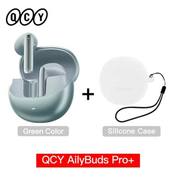QCY-Écouteurs sans fil AilyBuds Pro+ ANC, HT10, Hi-Res Audio, AC Sat, Bluetooth 5.3, 6 micros, AI, HD, appel, connexion multipoint – Image 28