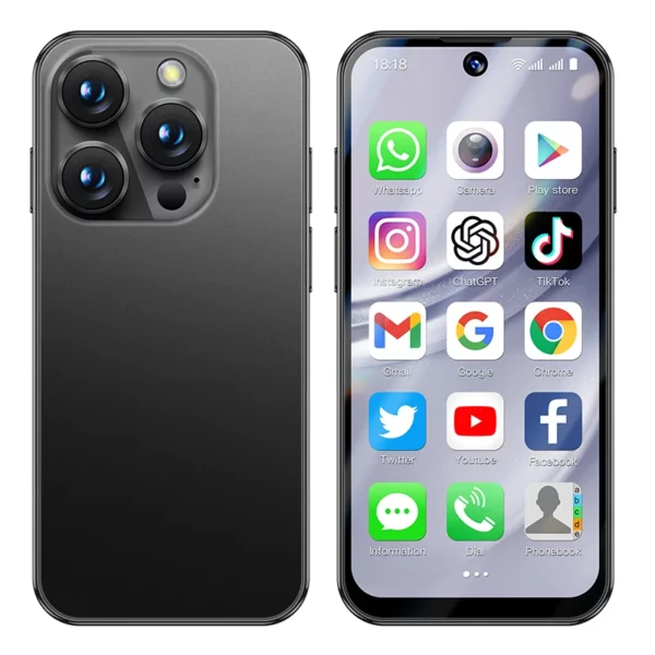 SOYES XS19 Pro 4GB RAM 64GB ROM Android 12.0 Smartphone 1950mAh Face ID 4G LTE type-c OTG 3.88 ''écran petit téléphone – Image 7