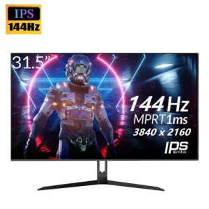 FYHXels32-Écran LED UHD pour ordinateur de bureau, moniteur PC IPS, écran d'ordinateur de jeu, technologie FreeDiviG-Divig, 32 pouces, 4K, 144Hz, 3840x2160