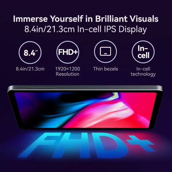 ALLDOCUBE iPlay50 mini pro tablette 8.4 pouces MTK Helio G99 8GB RAM 128/256GB ROM Android 13 5000mAh LTE & Wi-Fi prix spécial vente – Image 4