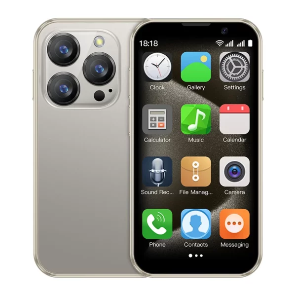 SOYES XS18 Pro 3.0 "Mini Smartphone 2GB RAM 16GB ROM reconnaissance faciale Android8.1 double SIM veille 1000mAh 3G réseau téléphone – Image 7