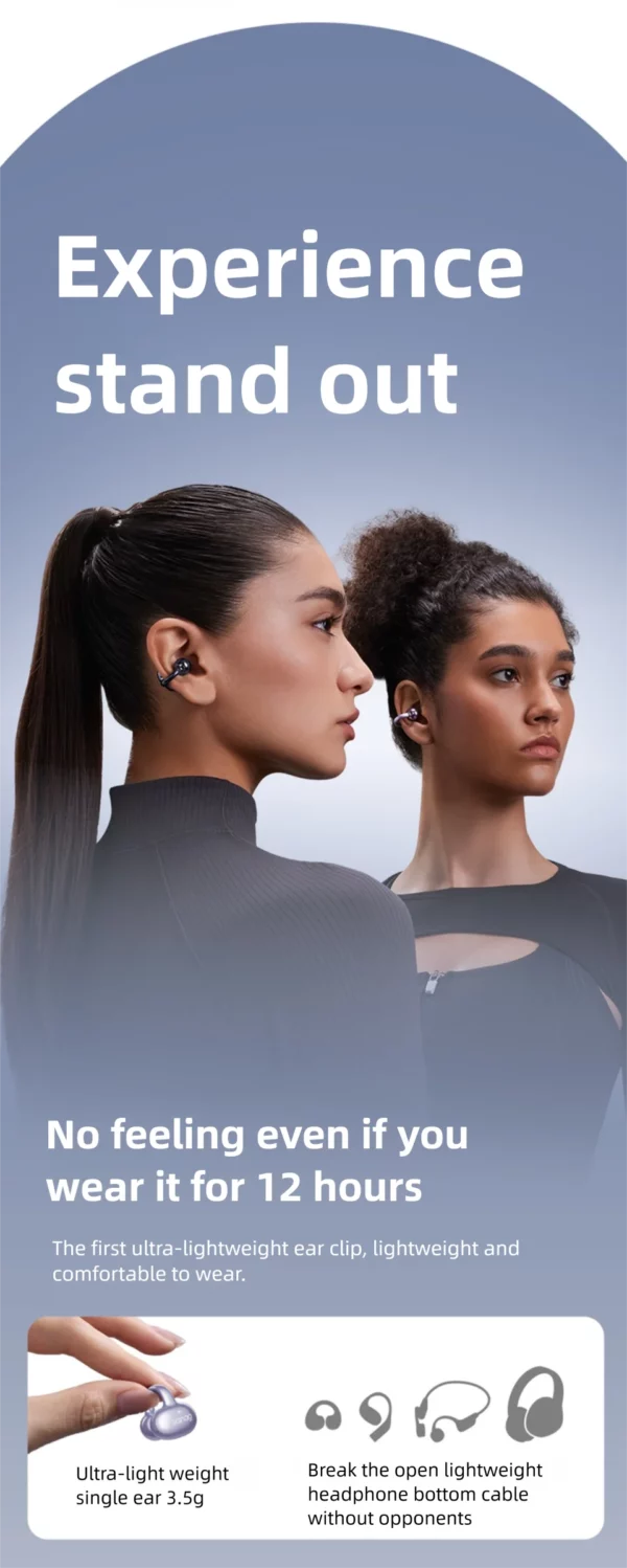 Sanag S6S pince gratuite écouteur à oreille ouverte son 3D casque Bluetooth OWS Sport casque sans fil choix Flash-vente cadeau écouteurs – Image 32
