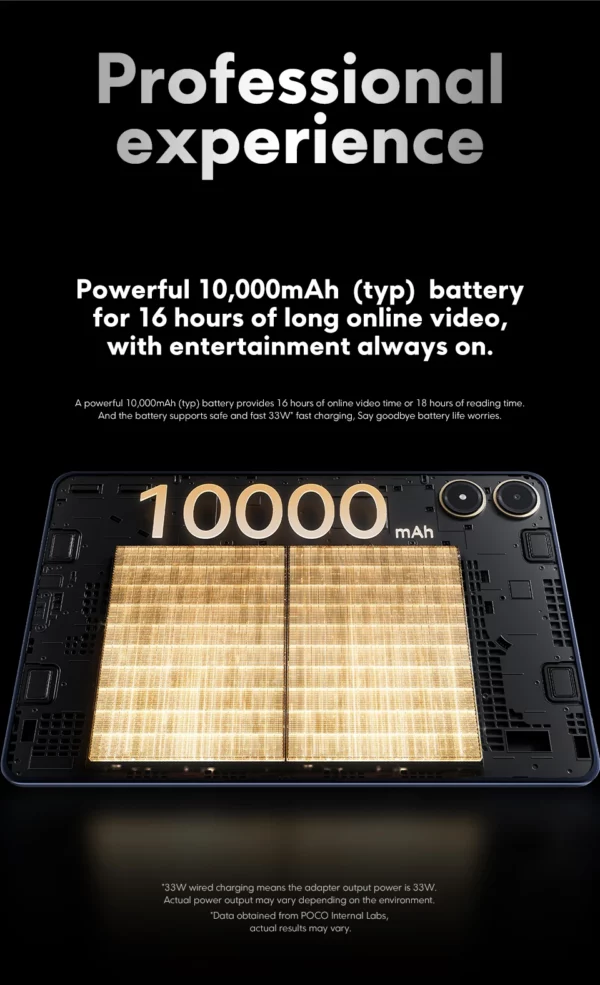 POCO Pad Tablette , 8 Go, 256 Go, 33W, 10000mAh, Snapdragon 7s, Isabel 2 Octa Core, 12.1 en effet, 120Hz, écran 2.5K, version globale – Image 20