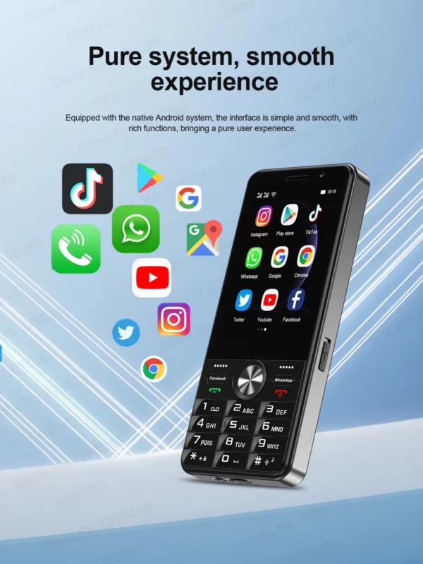 SERVO F25 PRO 4G LTE bouton Smartphone système Android lecture magasin Radio FM 2GB + 16GB WiFi 3.5 "écran tactile téléphones intelligents double SIM – Image 13