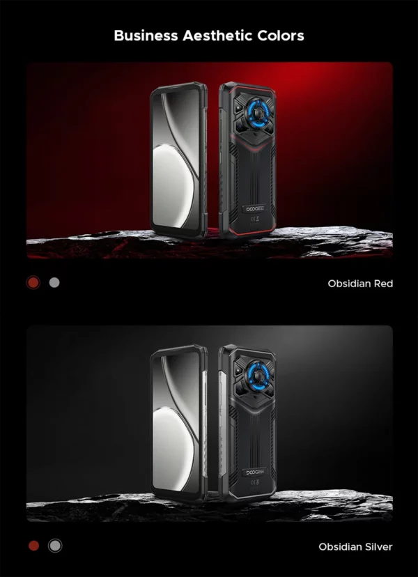 Version mondiale DOOGEE Blade20 Play 5G téléphone robuste 6.6 "HD + 90Hz 8GB 256GB 10300mAh batterie 50MP caméra Android 15 téléphone portable – Image 29