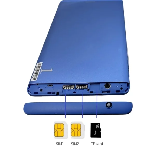Tablette phonecall 10 cœurs MTK6797 Android 10, 8 pouces, 4G, 1920x1200 Pixels, 3 go de RAM, 32 go de ROM, WIFI, GPS, Bluetooth 4.2, double carte SIM – Image 3