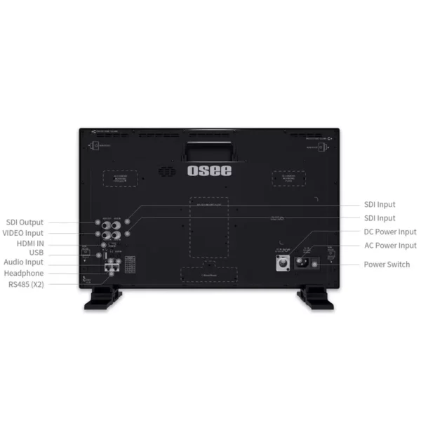 OSEE LCM215-HDR + 21 pouces 1500nits Kit de moniteur portable de production sur site HDR ultra-lumineux avec sorties 3G/HD/SD-SDI – Image 6