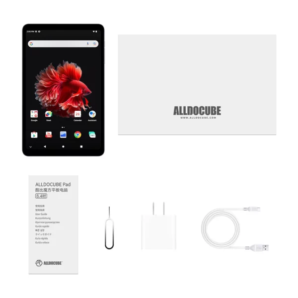 ALLDOCUBE 8.4 pouces tablettes 50 Mini NFE 4GB + 8GB RAM 64GB ROM 512GB étendre 4G LTE tablette PC 1920x1200 FHD Android 13 Widevine L1 – Image 2
