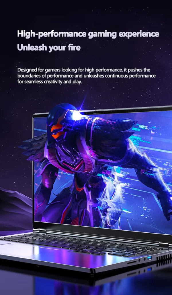 Ordinateur Portable de jeu 16 pouces Intel Core i9-12900H NVIDIA RTX 3060 6G Windows 11 64GB DDR4 4TB SSD WiFi5 BT5.2 Portable caméra HD ordinateur Portable – Image 12