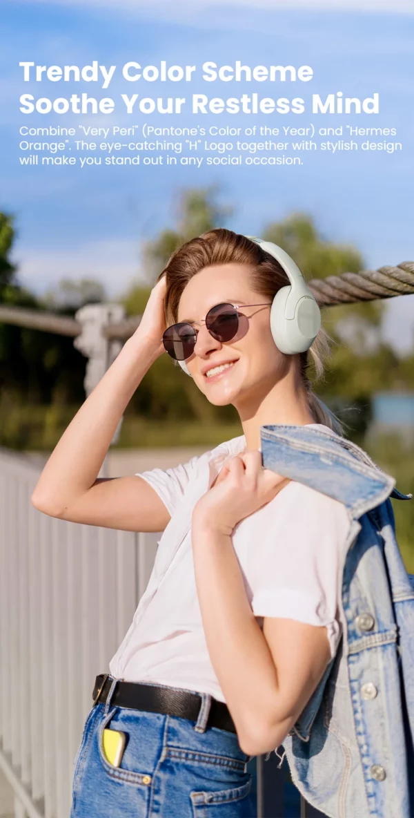 HAYLOU-Écouteurs sans fil S35 ANC, Bluetooth 5.2, 40mm, autonomie de 60 heures – Image 12