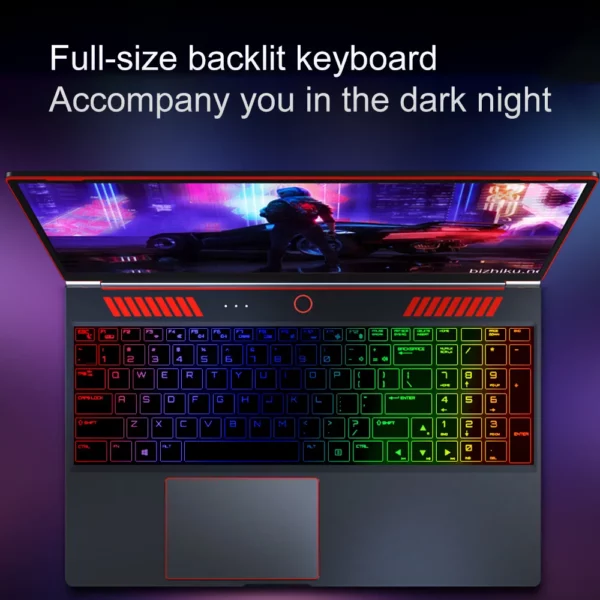 Ordinateur portable de jeu crelander 16,1 pouces Intel Core i9 10e génération NVIDIA Graphics GTX 1650 IPS écran 144hz ordinateur portable de jeu – Image 3