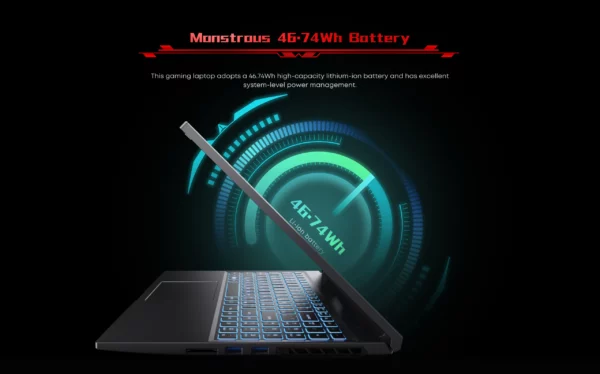 World Premier CHUWI GTBook i5-12450H RTX 3050 ordinateur portable de jeu 15.6 pouces écran FHD 16GB RAM 512GB SSD corps métallique ordinateur portable dédié – Image 18