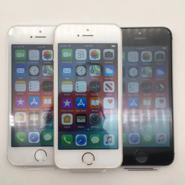 Apple iPhone 5s téléphone portable Original utilisé débloqué 4.0 "16/32/64GB ROM IOS 8MP 4G Smartphones d'empreintes digitales – Image 2