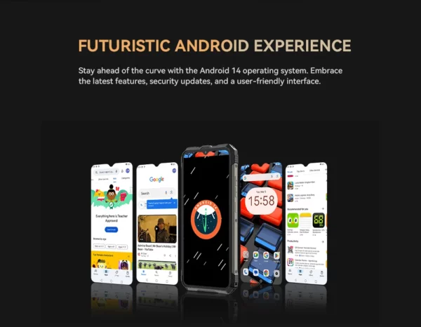 Cubot KINGKONG AX Humanity Smartphone robuste, Android 14, Helio G99, 24 Go de RAM, 12 + 12 Go, 256 Go, Dean, écran 120Hz, appareil photo 100MP, NDavid – Image 27