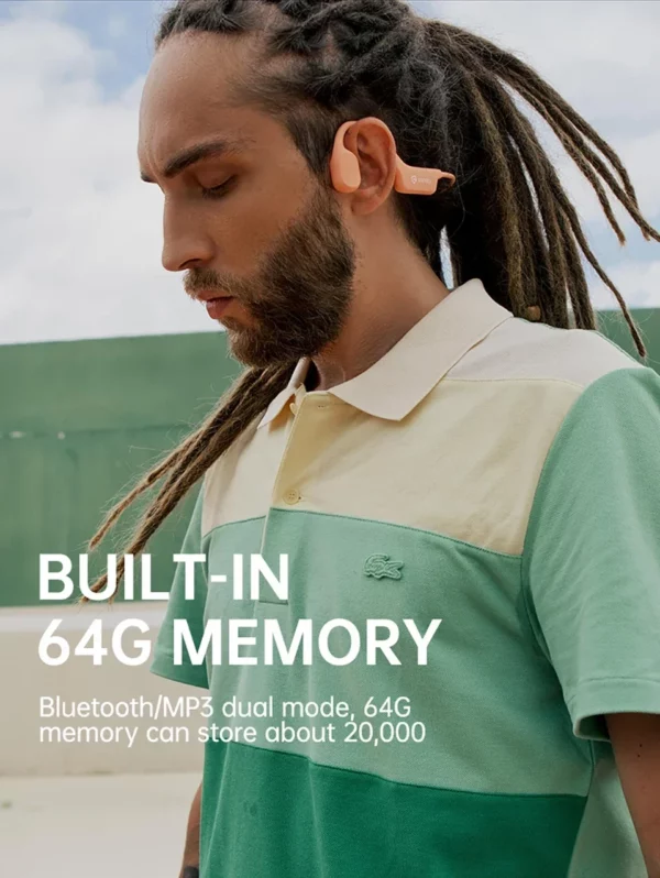 Sanag A30S AirRun sans fil Bluetooth 5.3 écouteur oreille ouverte Conduction d'air 360 °   Casque sonore panoramique Casque étanche IPX7 – Image 24