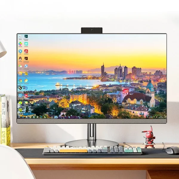 Aio Lcd Pc ordinateur bureau tout en un ordinateur tout en un In-Ter Core I5 tout en un ordinateur de bureau I7 16 Gb 23 pouces avec caméra