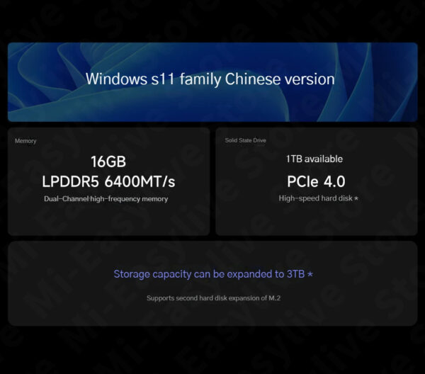 Xiaomi Redmi Ple16 ordinateur portable 2024 Intel Core i5-13500H 16 Go DDR5 + 1 To/512G SSD i5-12450H 16 pouces Notebook Fingerprint Anderson PC – Image 32