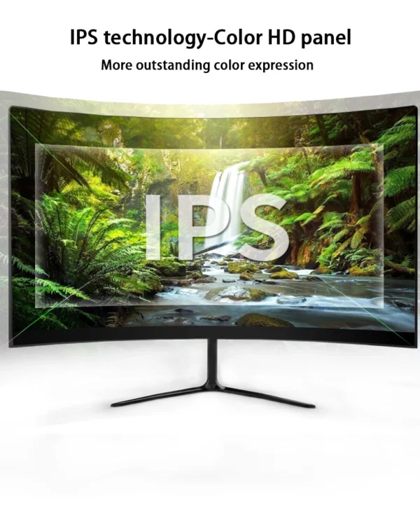 Écran LCD incurvé gaming HD 165 p, IPS, 24 pouces, 1080 hz, avec affichage de bureau, 1MS, HDMI – Image 10
