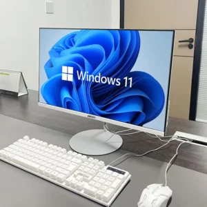 Pc de bureau tout-en-un 27 pouces, nouveau noyau Ultra-fin I3 I5 I7, ordinateur de jeu à domicile d'affaires tout-en-un avec clavier/souris filaire