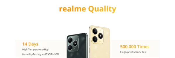 realme-Smartphone C61, Batterie 5000mAh, Charge SUPERVOOC 15W, Caméra AI 50MP, Affichage 90Hz, Moteur AI IP54, 256 Go, NDavid, Première mondiale – Image 31