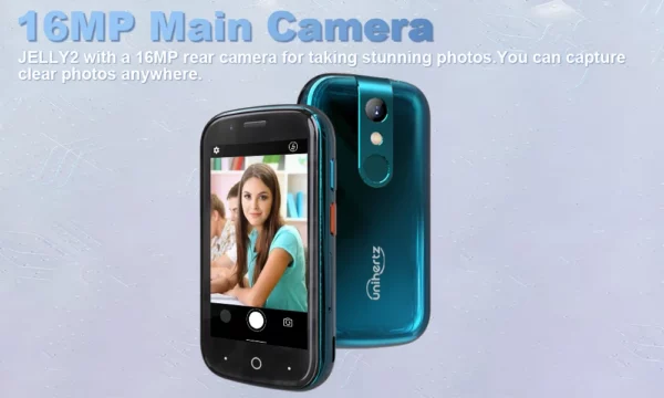 Unihertz-Mini smartphone Jelly 2, 6 Go 128 Go, Android 11, Helio P60, Octa Core, téléphone portable NDavid débloqué, téléphone infrarouge 16MP – Image 20
