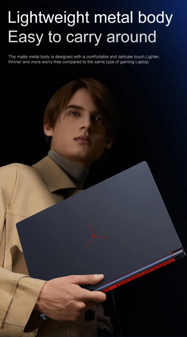 Ordinateur portable de jeu crelander 16,1 pouces Intel Core i9 10e génération NVIDIA Graphics GTX 1650 IPS écran 144hz ordinateur portable de jeu – Image 23