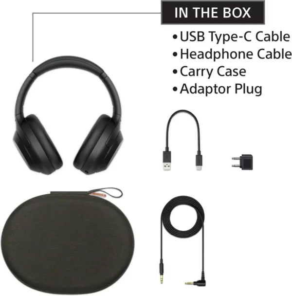Sony WH-1000XM4 écouteurs Bluetooth sans fil de sport montés sur la tête avec écouteurs d'appel d'oreille complète casque de sport d'affaires de jeu – Image 15