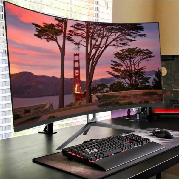 AOTESIER ​   PC tout-en-un 24 pouces tout-en-un ordinateur de marque OEM i3 i5 i7CPU monobloc ordinateur de bureau de jeu gamer mini pc – Image 4