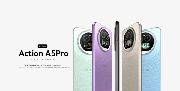 [Première mondiale] IIIF150 Action A5Pro téléphone double écran conception Smartphone Android 15 8GB RAM 256GB ROM 6.8 "HD + affichage 5100mAh – Image 12