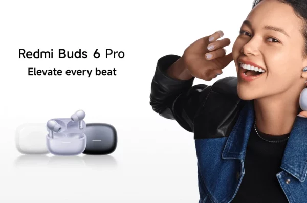 Xiaomi Redmi buds 6 pro écouteur suppression active du bruit audio dimensionnel intégré audio haute résolution casque sans fil 55dB – Image 10