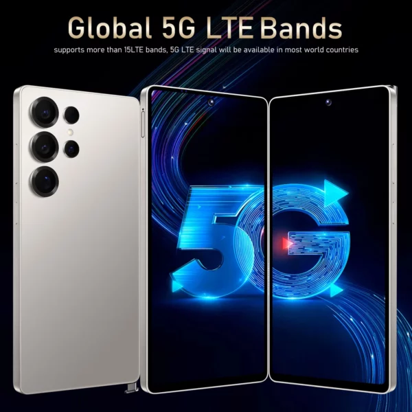 S25 Ultra Smartphone Android 6.8 pouces HD 8 + 256GB ROM 5800mAh 48MP caméra Android 12 MTK Core Google Play téléphone portable – Image 20