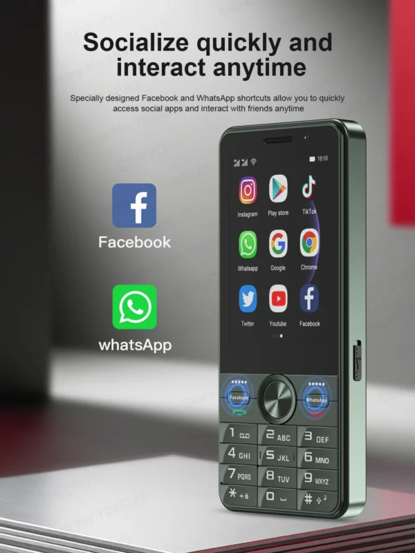 SERVO F25 PRO 4G LTE bouton Smartphone système Android lecture magasin Radio FM 2GB + 16GB WiFi 3.5 "écran tactile téléphones intelligents double SIM – Image 28