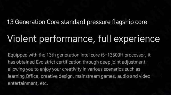 Xiaomi Redmi Ple16 ordinateur portable 2024 Intel Core i5-13500H 16 Go DDR5 + 1 To/512G SSD i5-12450H 16 pouces Notebook Fingerprint Anderson PC – Image 25
