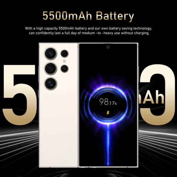 S24 Ultra, téléphone intelligent Android, 6.8 pouces, 8 Go de RAM, 256 Go, 512 Go de 1 To ROM, double SIM, téléphone portable, Google Play Store, 24 + 48 MP, 5500 mAh – Image 18