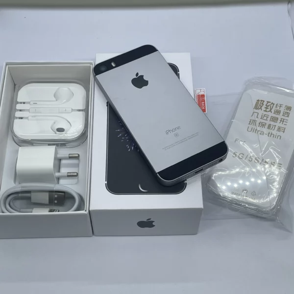 Apple iPhone SE – téléphone portable Original débloqué, double cœur, 2 go de RAM, 16/64 go de ROM, 4G LTE, puce d'identification tactile iOS, A9, 4.0 pouces, 12.0mp, SE – Image 4