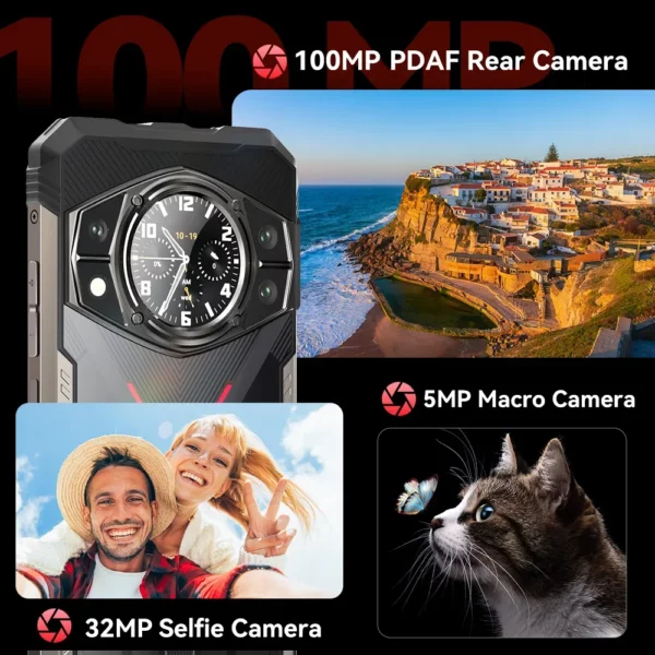 Cubot KINGKONG AX Humanity Smartphone robuste, Android 14, Helio G99, 24 Go de RAM, 12 + 12 Go, 256 Go, Dean, écran 120Hz, appareil photo 100MP, NDavid – Image 5