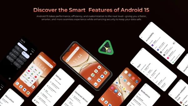Oukitel WP55 Pro 5G Smartphone robuste Android 15 48GB(16 + 32) + 512GB 11000mAh batterie 33W 108MP 6.6 pouces FHD + téléphone portable – Image 21