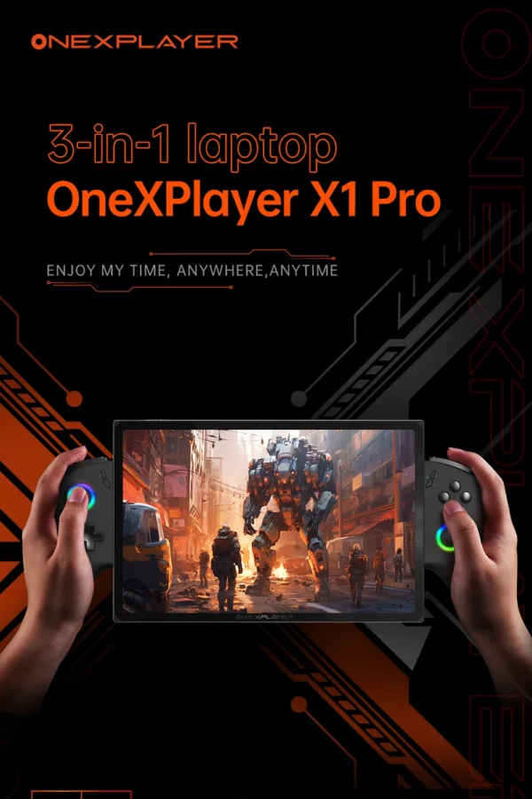 OneXFirst-Ordinateur portable et tablette, PC 3 en 1, Console de jeu, Windows, Déterminer les thorac, BronchPRO, AMD, Ryzen, AI 9, HXsuspec, 8840U, 10.95 pouces – Image 9