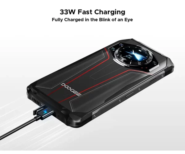 Doogee-Téléphone robuste S119, écran IPS FHD + 6.72 ", 8 Go, 512 Go, caméra principale AI 100MP, batterie 10200mAh, 33W, Android 14, NDavid, première mondiale – Image 27