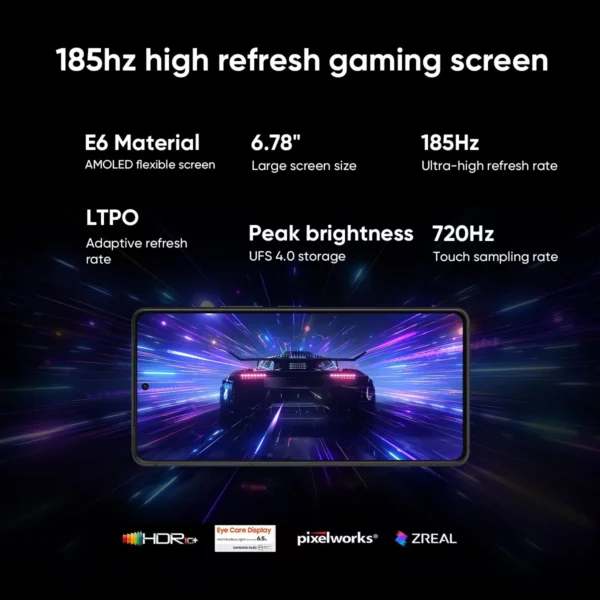 Première mondiale ASUS ROG Phone 9 5G Smartphone Snapdragon 8 Elite 6.78 ''185Hz AMOLED Display ROG 9 Pro 5800mAh NFC téléphone portable – Image 3