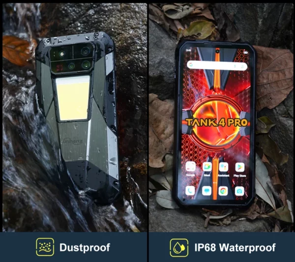 【 Premier du monde】Unihertz par 8849 Tank 4 pro Smartphone 5G avec projecteur 720P Dimensité 8300 36 Go + 1 To Téléphone portable 3k AMOLED Android – Image 27
