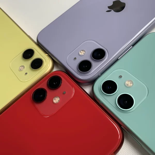 Apple-iPhone 11 avec Face ID, 64 Go, 128 Go, 256 Go, iOS A13 débloqué, appareil photo 12MP + 12MP, écran LCD 6.1 ", 1792x828, développements sans fil – Image 14